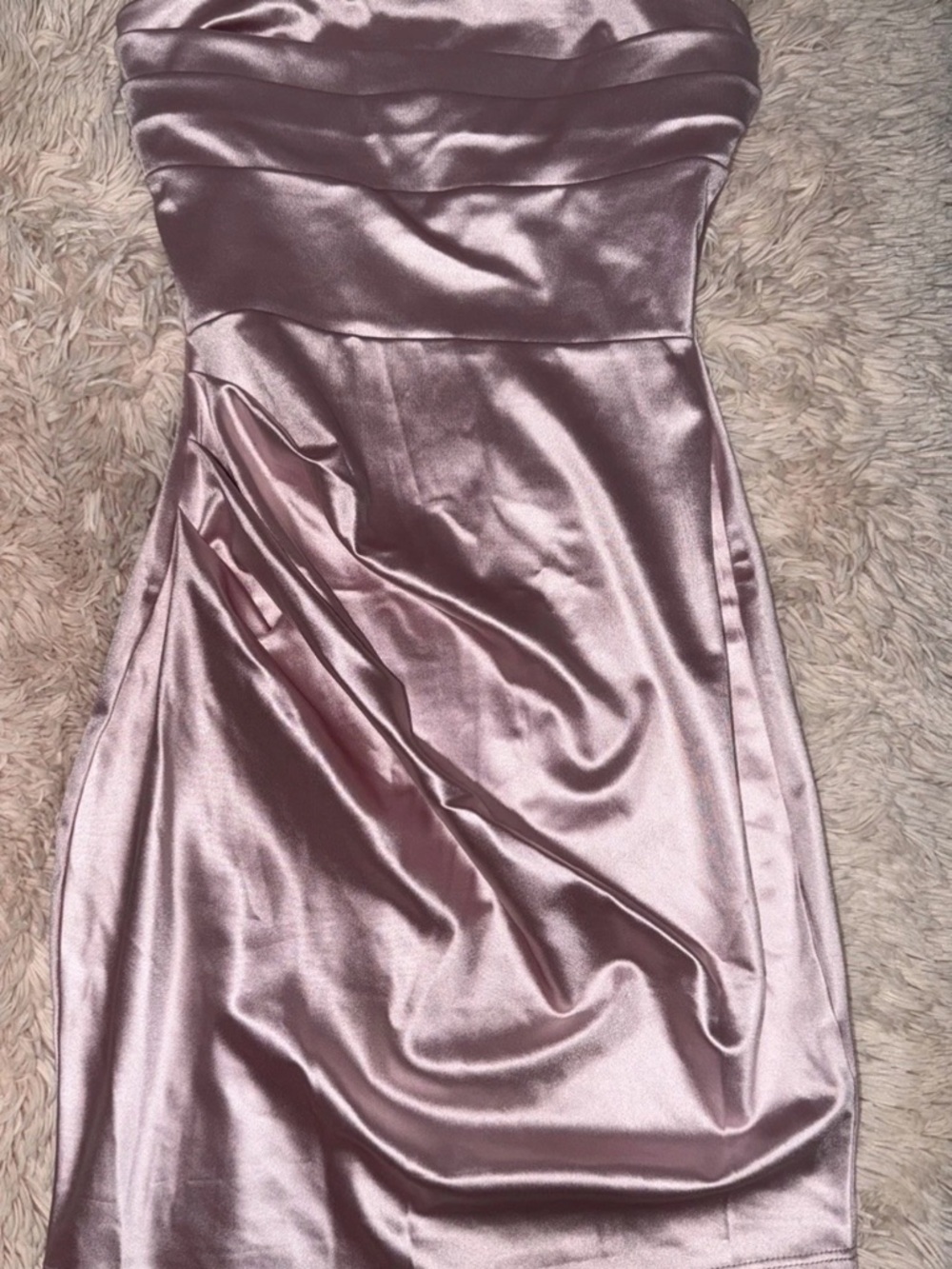 NWT Windsor Strapless Light Pink Semi-Formal Dress Size XS